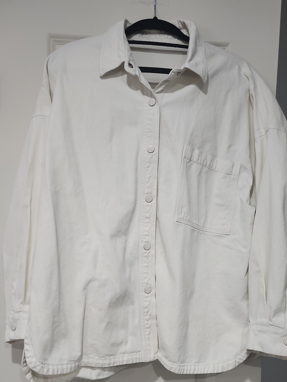 🦹‍♀️Cotton Utility Jacket in White